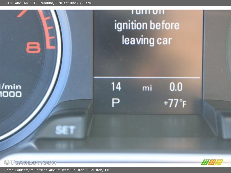 Brilliant Black / Black 2016 Audi A4 2.0T Premium