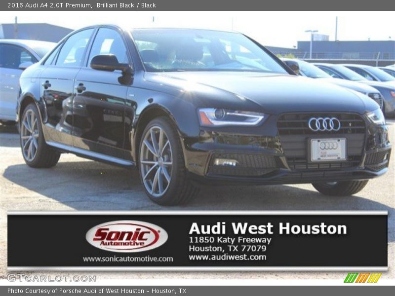 Brilliant Black / Black 2016 Audi A4 2.0T Premium