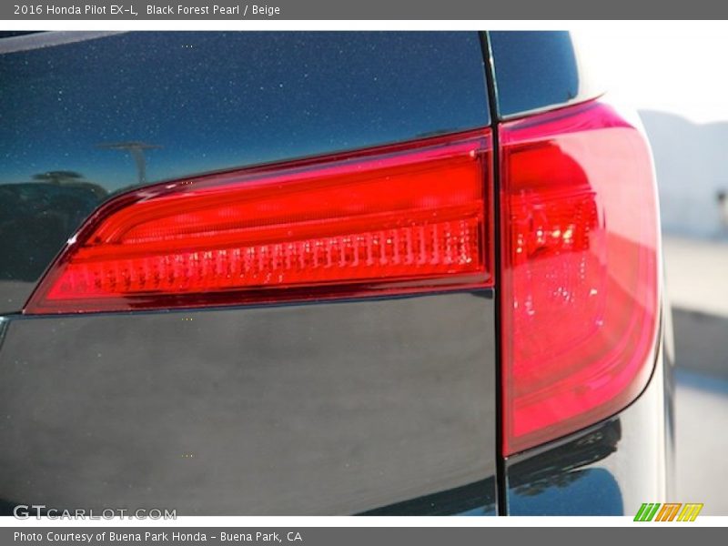 Black Forest Pearl / Beige 2016 Honda Pilot EX-L