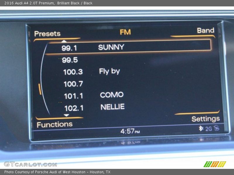 Brilliant Black / Black 2016 Audi A4 2.0T Premium
