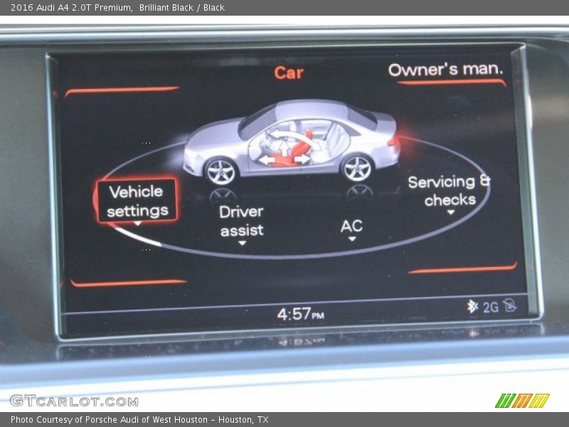 Brilliant Black / Black 2016 Audi A4 2.0T Premium