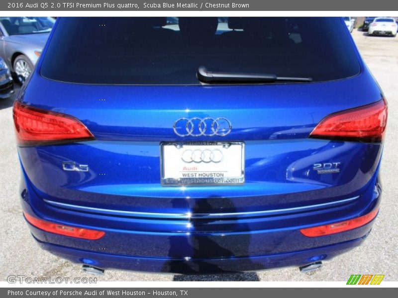 Scuba Blue Metallic / Chestnut Brown 2016 Audi Q5 2.0 TFSI Premium Plus quattro