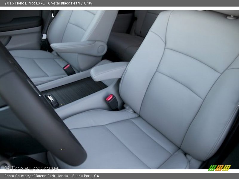 Crystal Black Pearl / Gray 2016 Honda Pilot EX-L