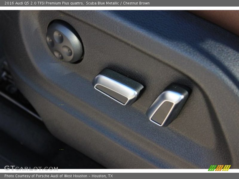 Scuba Blue Metallic / Chestnut Brown 2016 Audi Q5 2.0 TFSI Premium Plus quattro