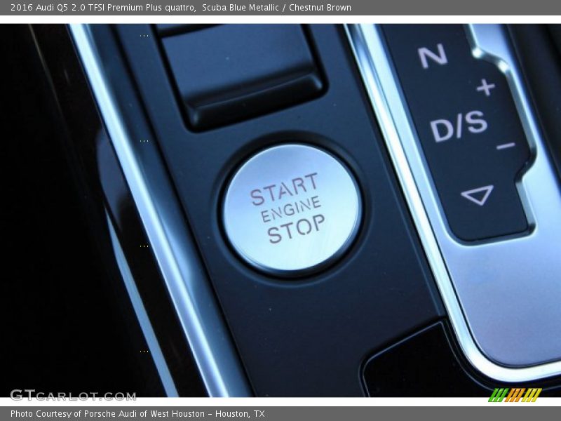 Scuba Blue Metallic / Chestnut Brown 2016 Audi Q5 2.0 TFSI Premium Plus quattro