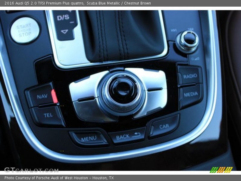 Scuba Blue Metallic / Chestnut Brown 2016 Audi Q5 2.0 TFSI Premium Plus quattro