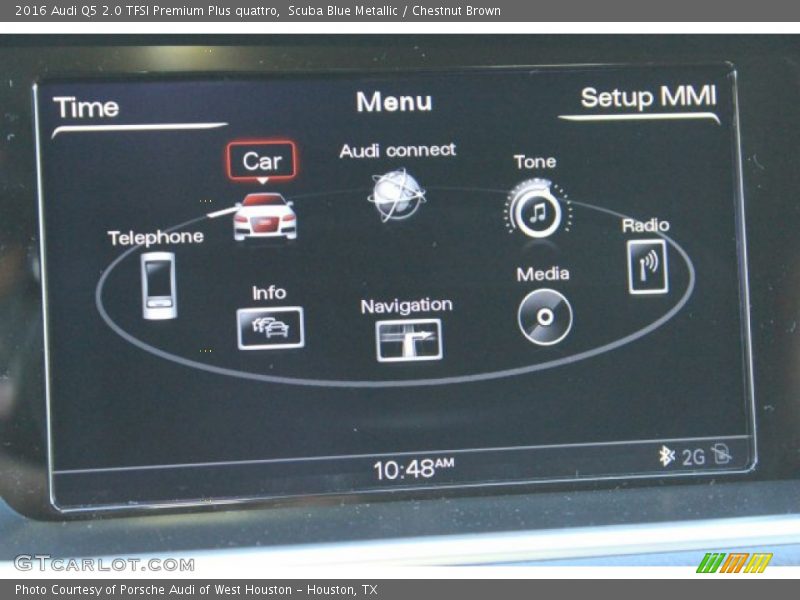 Scuba Blue Metallic / Chestnut Brown 2016 Audi Q5 2.0 TFSI Premium Plus quattro
