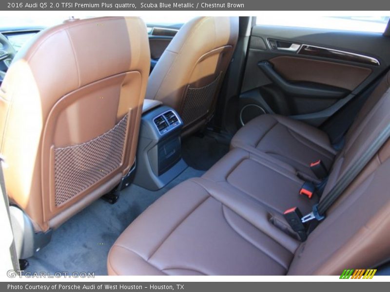 Scuba Blue Metallic / Chestnut Brown 2016 Audi Q5 2.0 TFSI Premium Plus quattro