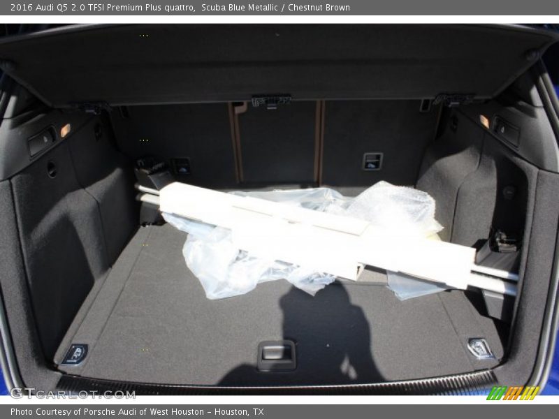 Scuba Blue Metallic / Chestnut Brown 2016 Audi Q5 2.0 TFSI Premium Plus quattro