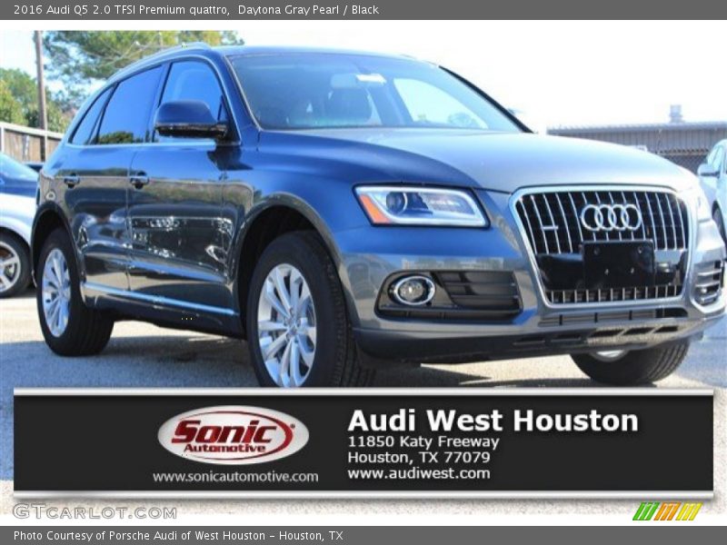 Daytona Gray Pearl / Black 2016 Audi Q5 2.0 TFSI Premium quattro