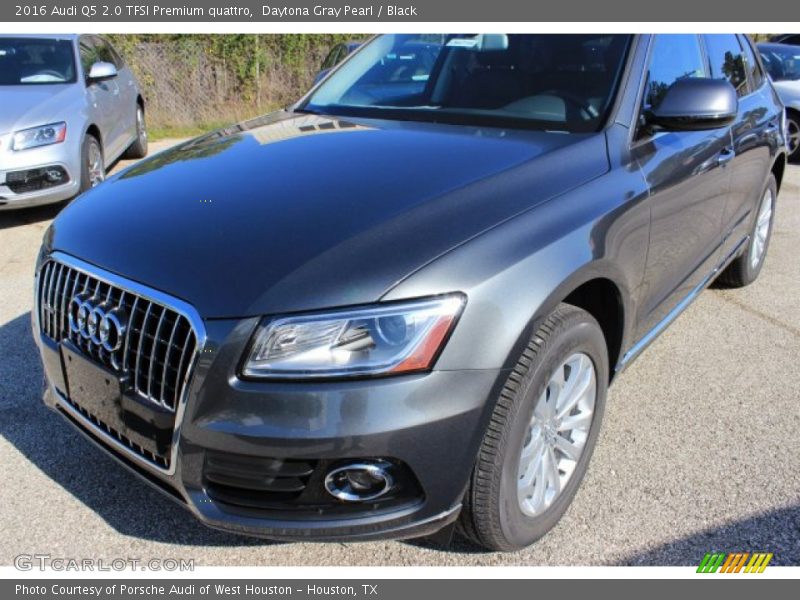 Daytona Gray Pearl / Black 2016 Audi Q5 2.0 TFSI Premium quattro