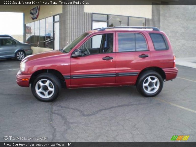 Toreador Red / Gray 1999 Suzuki Vitara JX 4x4 Hard Top