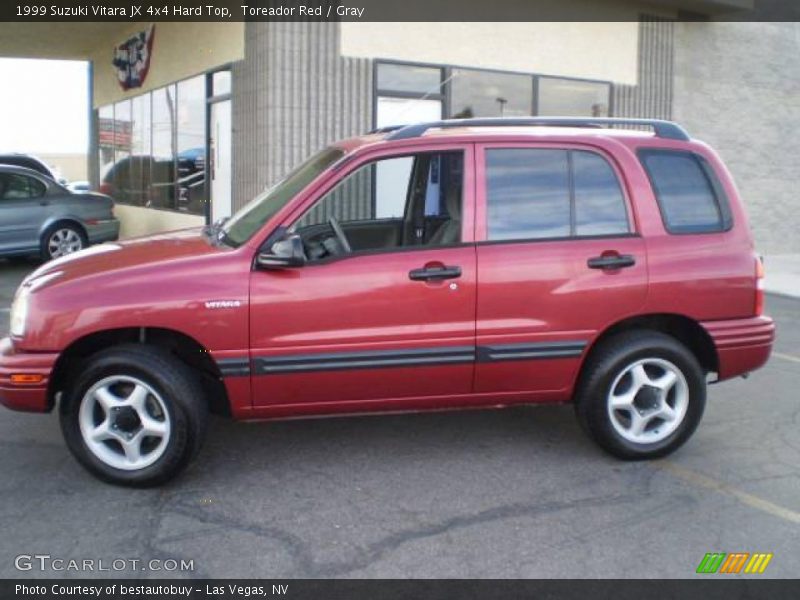 Toreador Red / Gray 1999 Suzuki Vitara JX 4x4 Hard Top