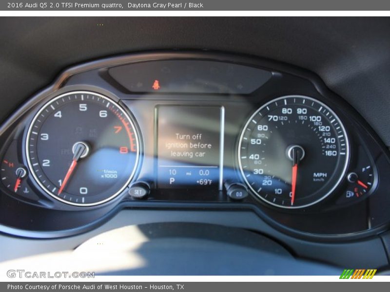 Daytona Gray Pearl / Black 2016 Audi Q5 2.0 TFSI Premium quattro