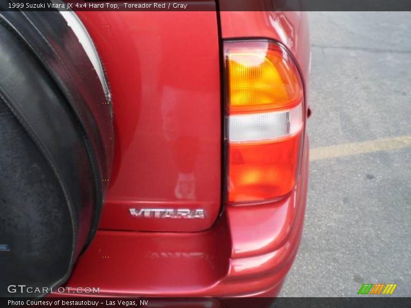 Toreador Red / Gray 1999 Suzuki Vitara JX 4x4 Hard Top