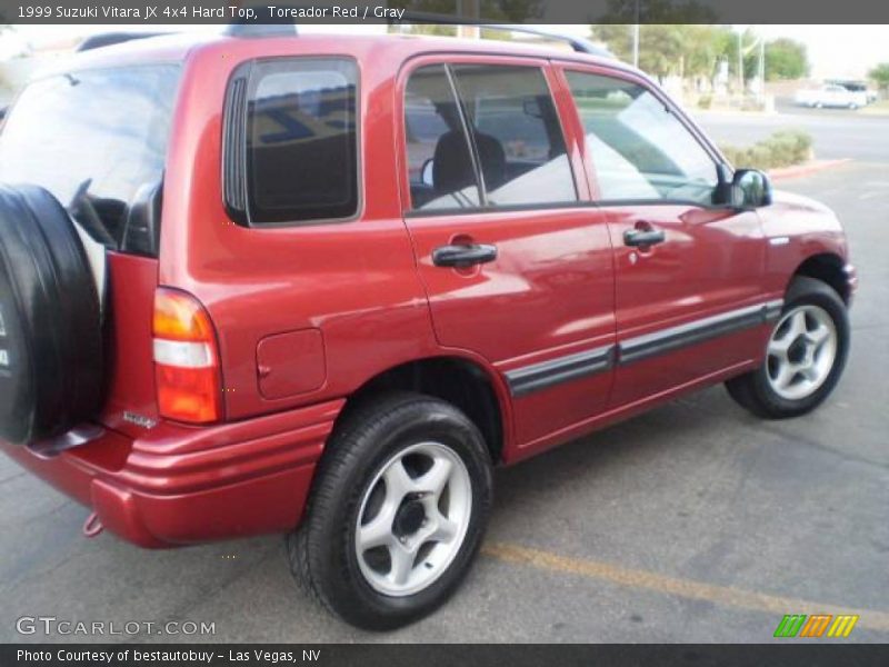 Toreador Red / Gray 1999 Suzuki Vitara JX 4x4 Hard Top