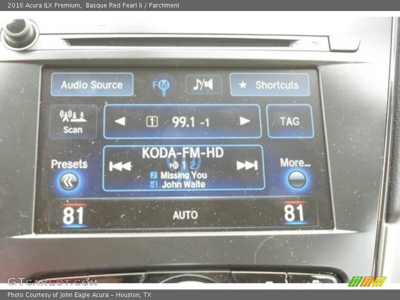 Basque Red Pearl II / Parchment 2016 Acura ILX Premium