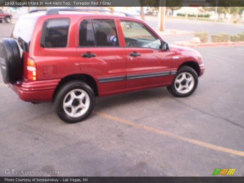 Toreador Red / Gray 1999 Suzuki Vitara JX 4x4 Hard Top