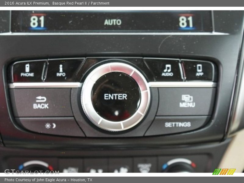 Basque Red Pearl II / Parchment 2016 Acura ILX Premium