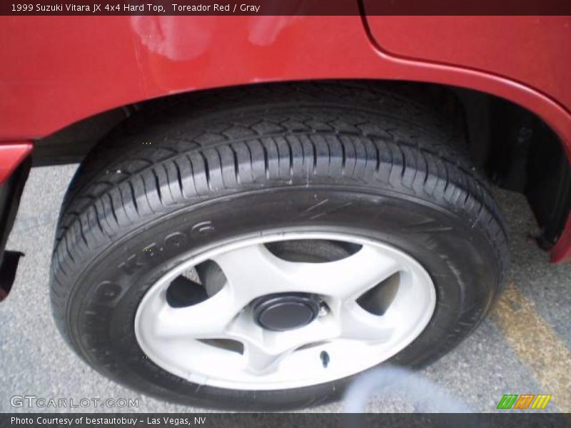 Toreador Red / Gray 1999 Suzuki Vitara JX 4x4 Hard Top