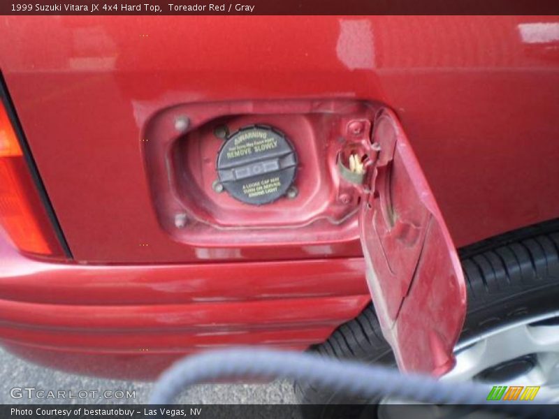 Toreador Red / Gray 1999 Suzuki Vitara JX 4x4 Hard Top