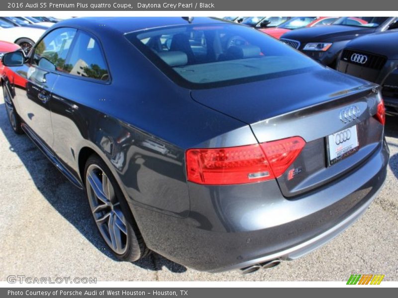 Daytona Grey Pearl / Black 2016 Audi S5 Premium Plus quattro Coupe
