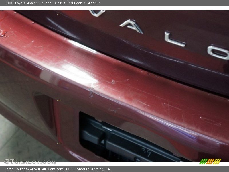 Cassis Red Pearl / Graphite 2006 Toyota Avalon Touring