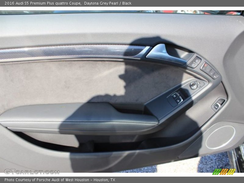 Daytona Grey Pearl / Black 2016 Audi S5 Premium Plus quattro Coupe