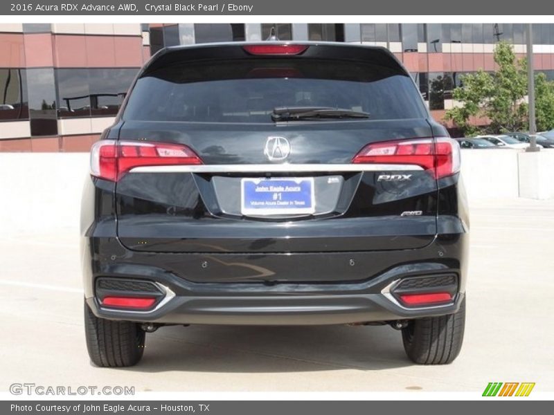 Crystal Black Pearl / Ebony 2016 Acura RDX Advance AWD