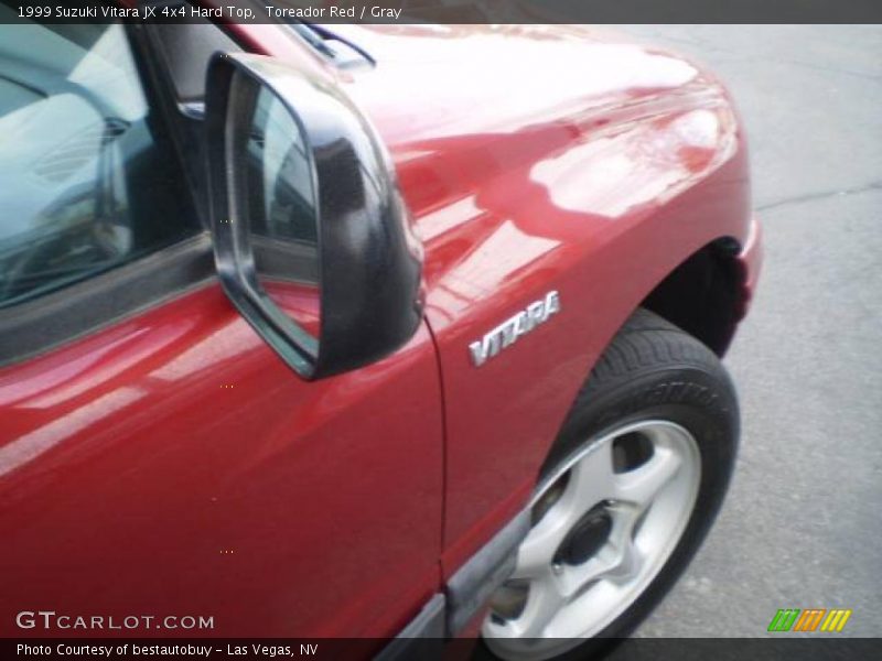 Toreador Red / Gray 1999 Suzuki Vitara JX 4x4 Hard Top