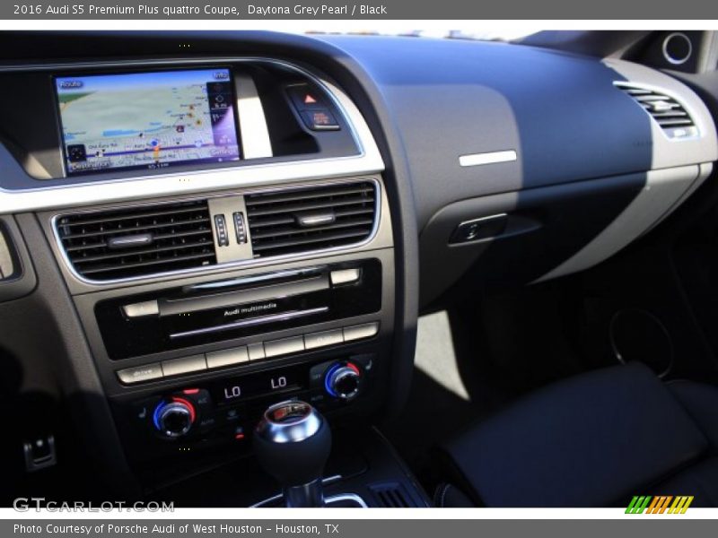 Daytona Grey Pearl / Black 2016 Audi S5 Premium Plus quattro Coupe