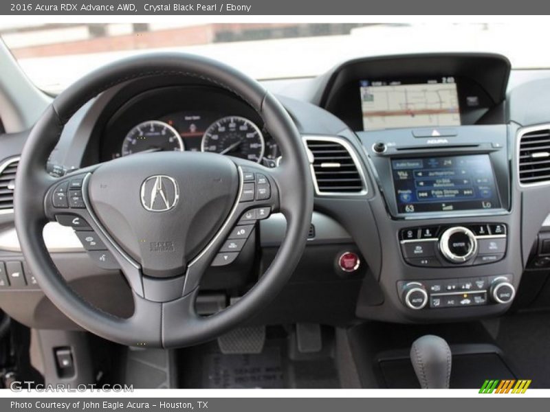 Crystal Black Pearl / Ebony 2016 Acura RDX Advance AWD