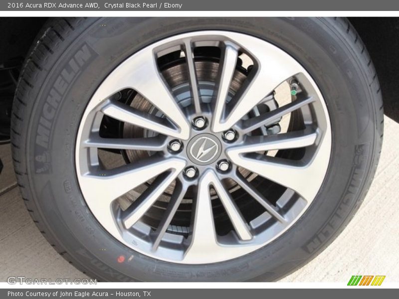 Crystal Black Pearl / Ebony 2016 Acura RDX Advance AWD