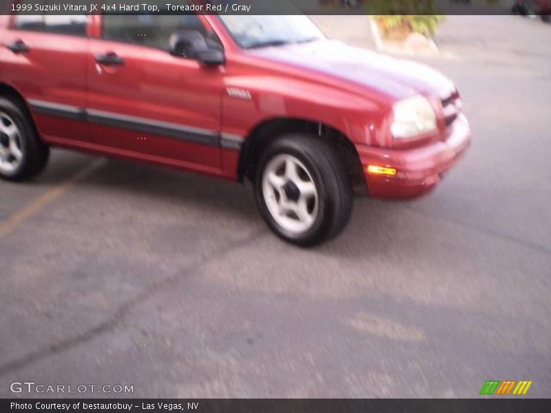 Toreador Red / Gray 1999 Suzuki Vitara JX 4x4 Hard Top