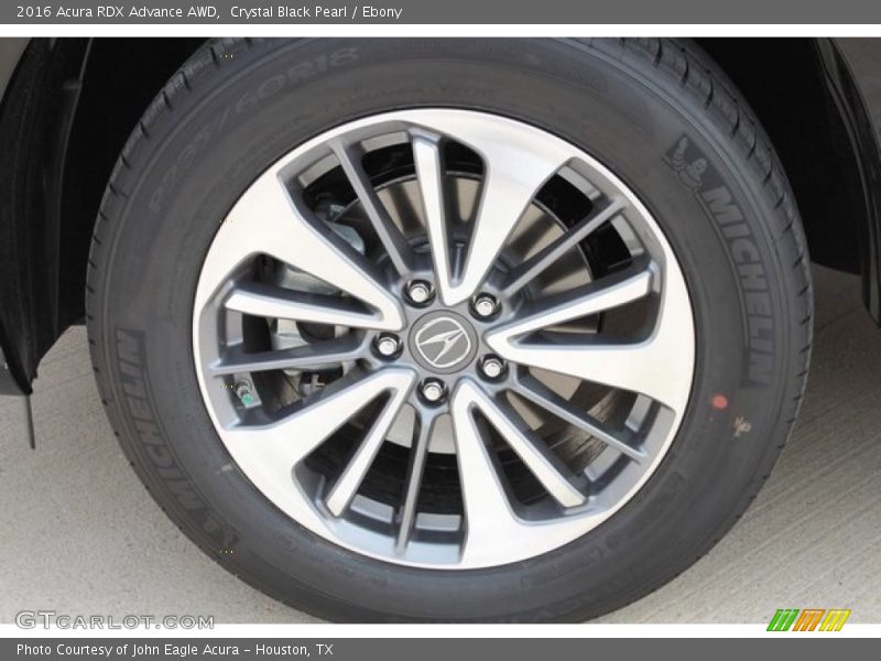 Crystal Black Pearl / Ebony 2016 Acura RDX Advance AWD