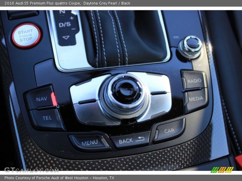 Daytona Grey Pearl / Black 2016 Audi S5 Premium Plus quattro Coupe