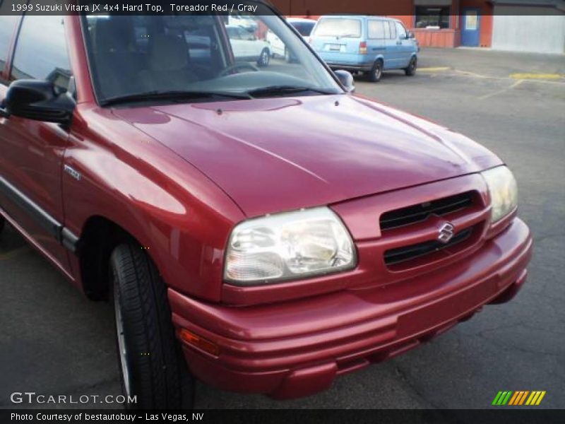 Toreador Red / Gray 1999 Suzuki Vitara JX 4x4 Hard Top