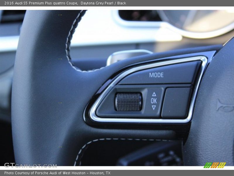 Daytona Grey Pearl / Black 2016 Audi S5 Premium Plus quattro Coupe