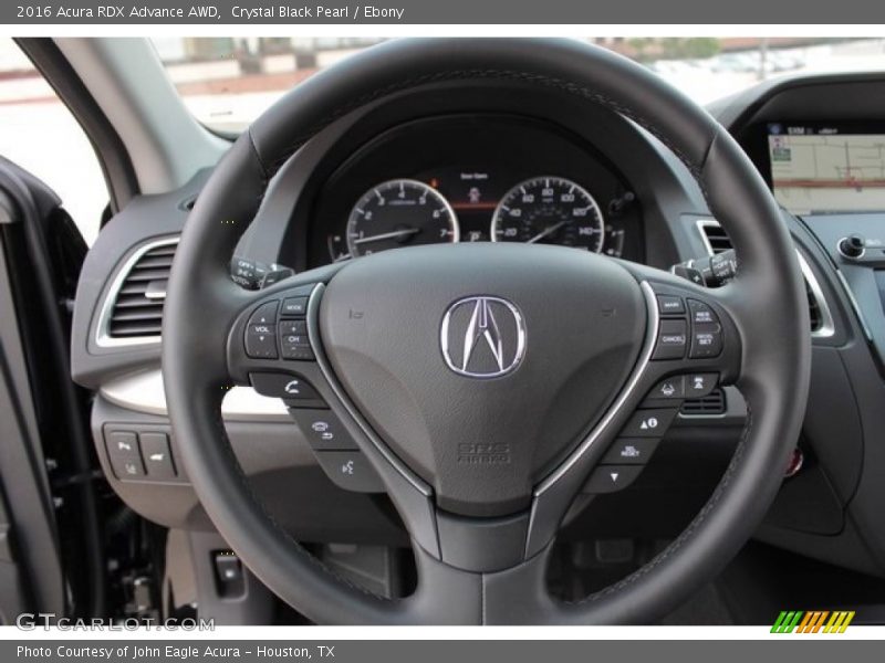 Crystal Black Pearl / Ebony 2016 Acura RDX Advance AWD