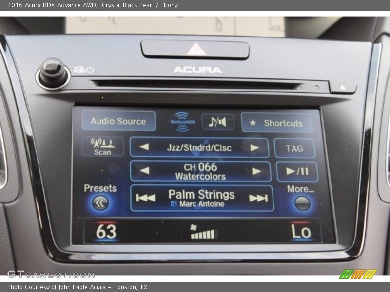 Crystal Black Pearl / Ebony 2016 Acura RDX Advance AWD