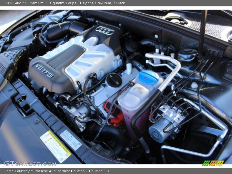  2016 S5 Premium Plus quattro Coupe Engine - 3.0 Liter TFSI Supercharged DOHC 24-Valve VVT V6