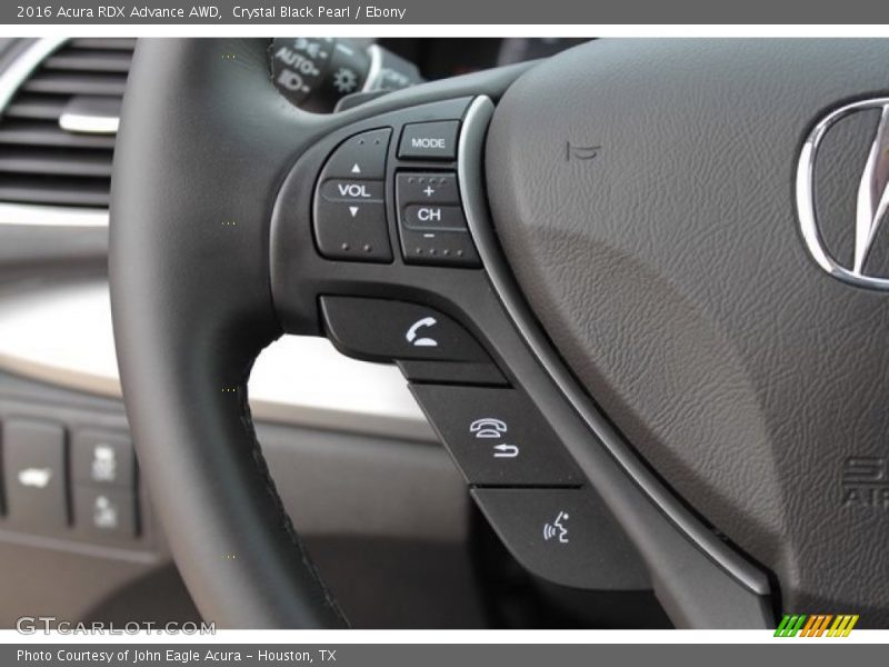 Crystal Black Pearl / Ebony 2016 Acura RDX Advance AWD