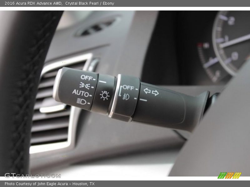 Crystal Black Pearl / Ebony 2016 Acura RDX Advance AWD