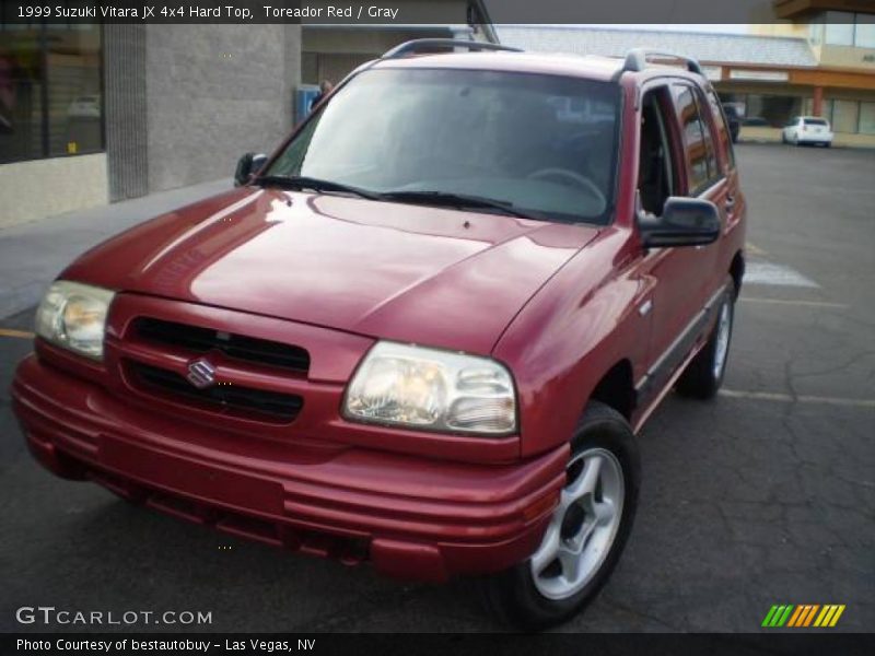Toreador Red / Gray 1999 Suzuki Vitara JX 4x4 Hard Top