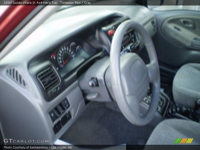 Toreador Red / Gray 1999 Suzuki Vitara JX 4x4 Hard Top