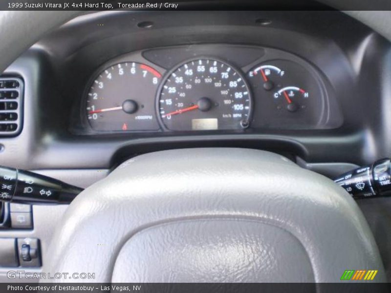 Toreador Red / Gray 1999 Suzuki Vitara JX 4x4 Hard Top