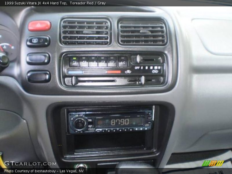 Toreador Red / Gray 1999 Suzuki Vitara JX 4x4 Hard Top