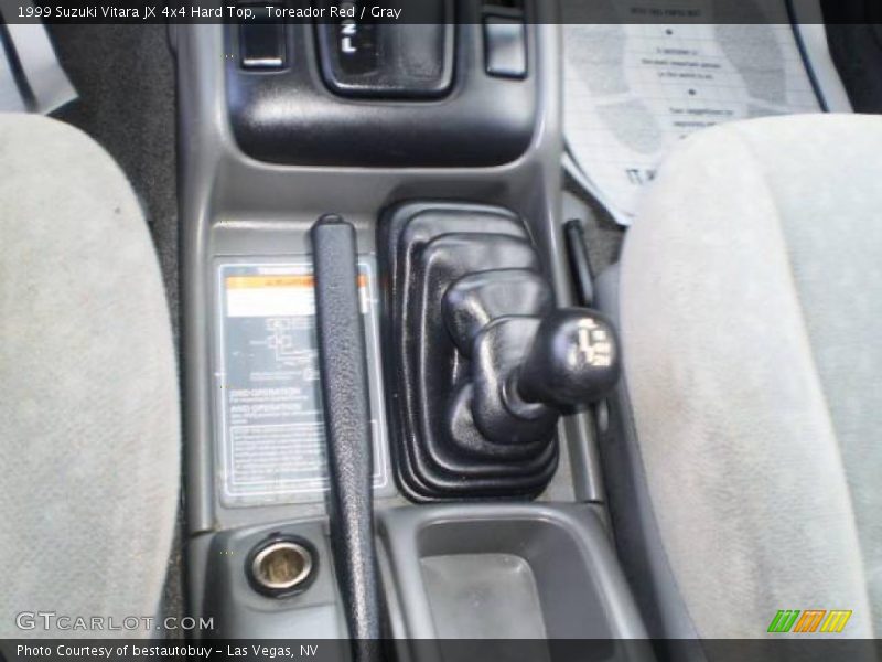 Toreador Red / Gray 1999 Suzuki Vitara JX 4x4 Hard Top