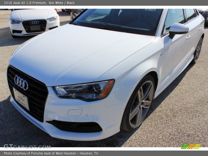 Ibis White / Black 2016 Audi A3 1.8 Premium