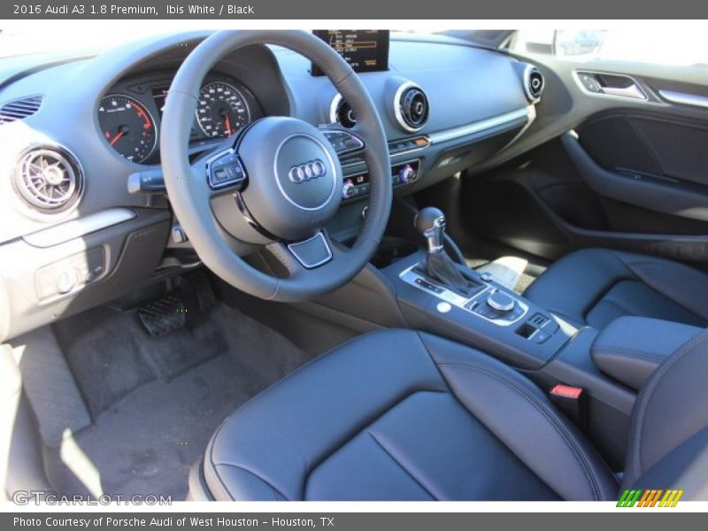 Ibis White / Black 2016 Audi A3 1.8 Premium